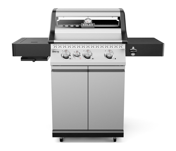 KOLER Grill ogrodowy COMPACT PRO srebrny - 1529496 - zdjęcie